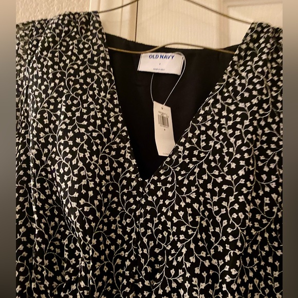 Waist-Defined Chiffon Mini Dress - Picture 4 of 4